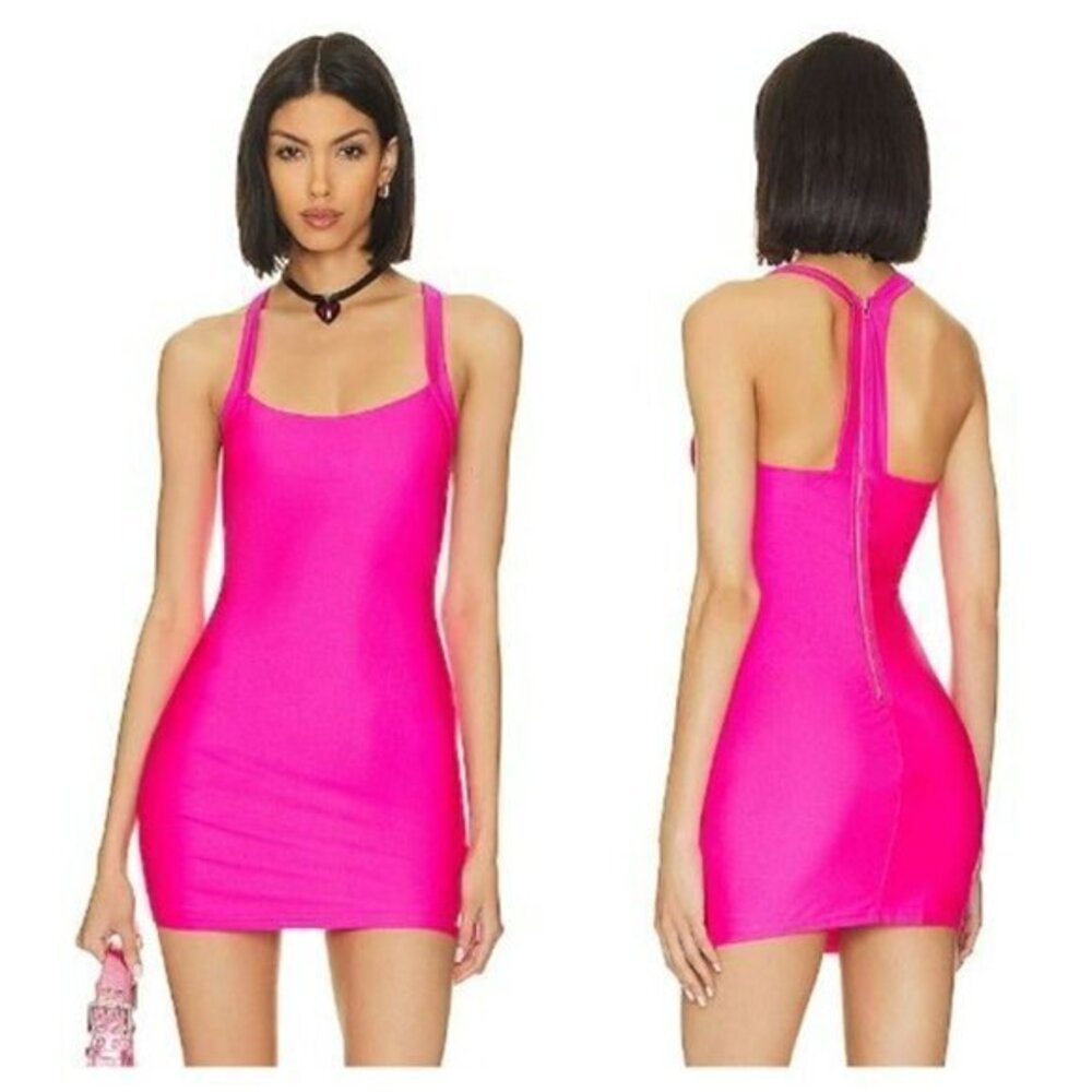 Superdown Lucy Bodycon Dress - Hot Pink